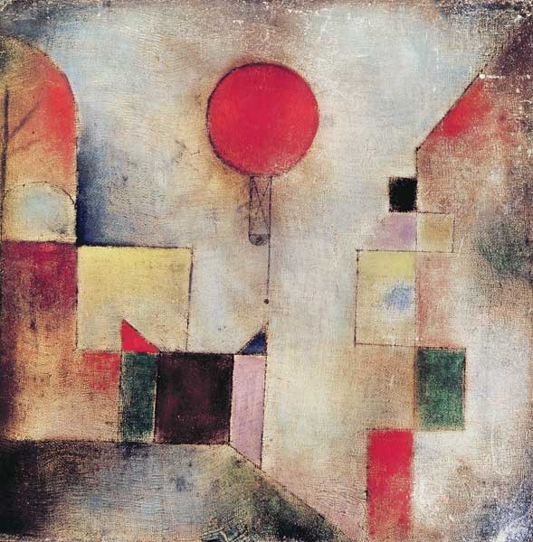 Roter Ballon à Paul Klee