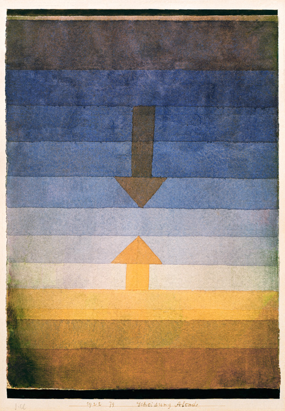 Nuit de la séparation à Paul Klee