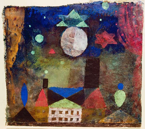 Stern über bösen Häusern à Paul Klee