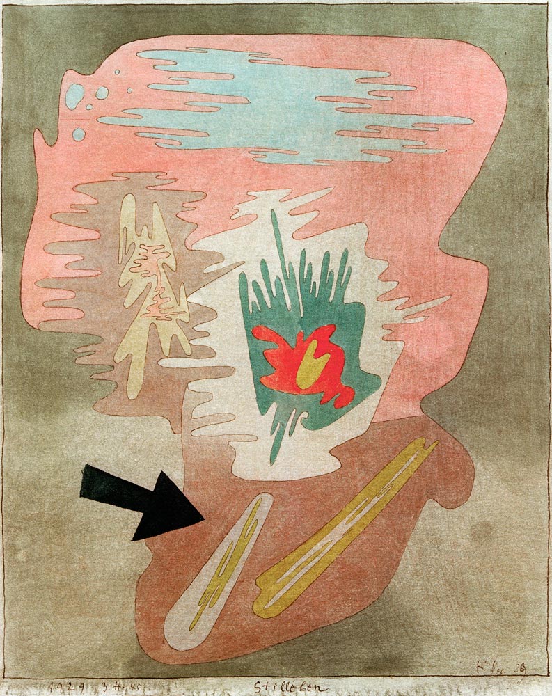 Stilleben, 1929, 345 (3 H 45). à Paul Klee