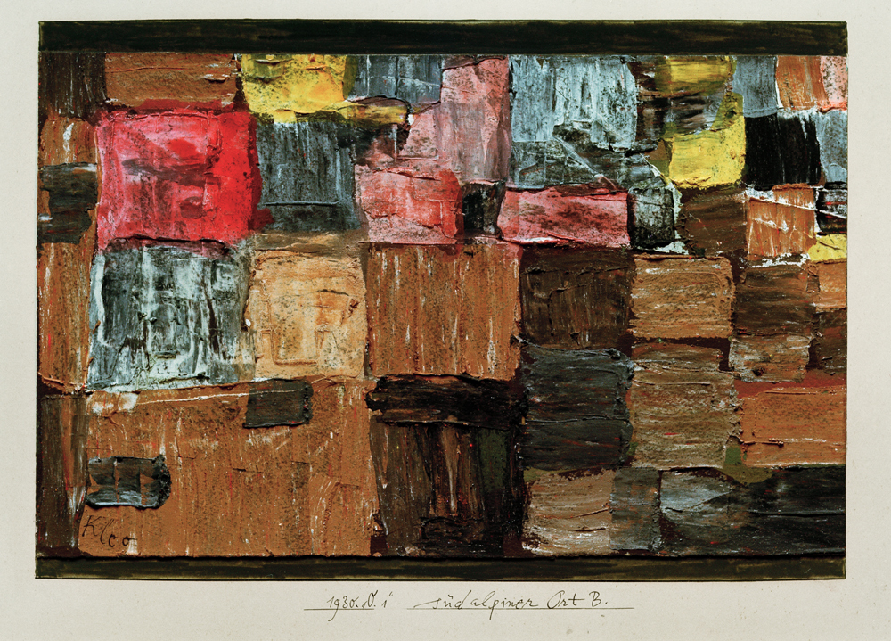 Suedalpiner Ort B., 1930. à Paul Klee