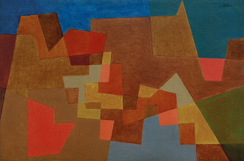 Ueberbrueckung, 1935. à Paul Klee