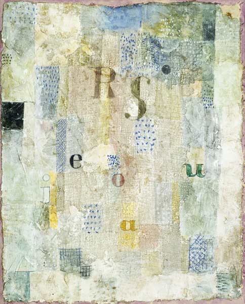 Vocal Fabric of the Singer Rosa Silber à Paul Klee
