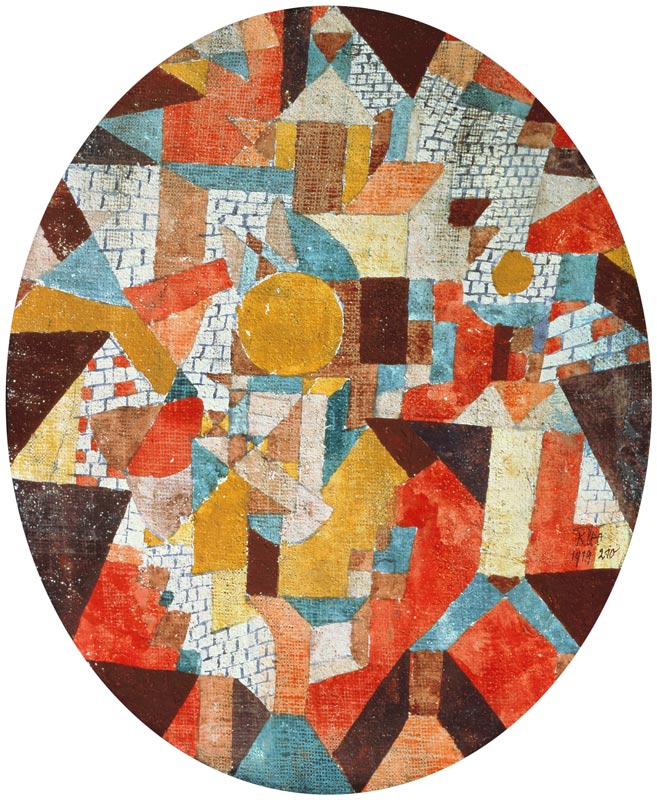 Full moon within walls à Paul Klee