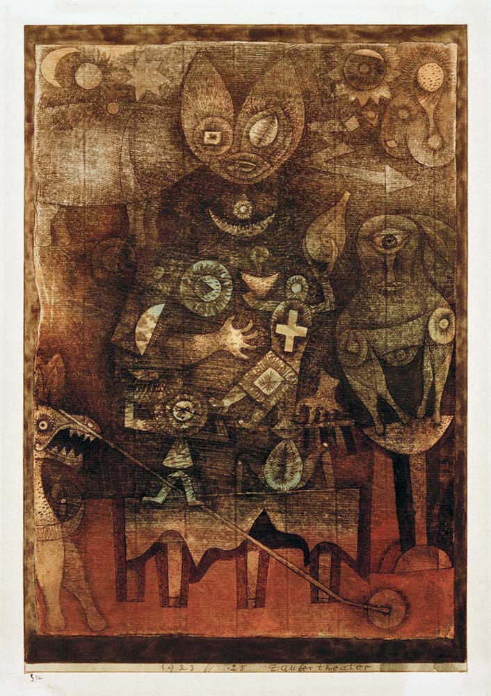 Zaubertheater, 1923, 25. à Paul Klee