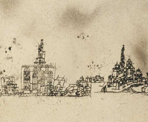 Alte Stadt am Wasser, 1924.169 à Paul Klee