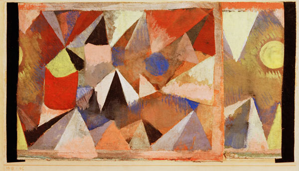 Berglandschaft, 1918, 46. à Paul Klee
