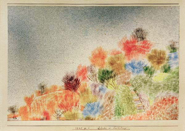Buesche im Fruehling, à Paul Klee