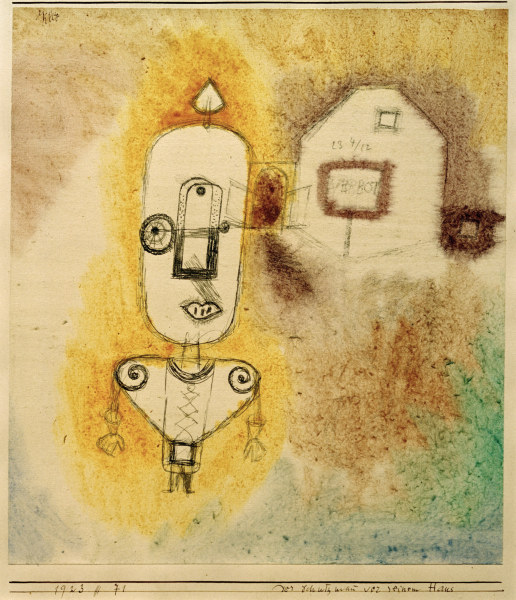 Der Schutzmann vor seinem Haus, à Paul Klee