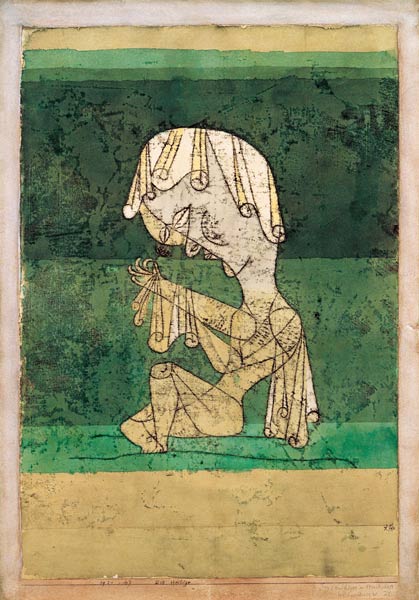 Die Heilige, 1921. à Paul Klee
