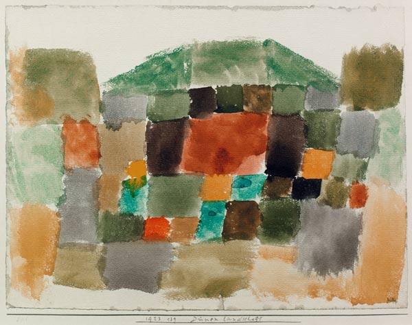 Duenenlandschaft, 1923. à Paul Klee