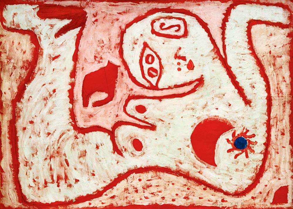 ein Weib fuer Goetter, 1938  452 (A 12). à Paul Klee