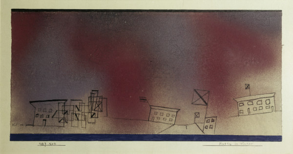 Festtag im Winter, 1927. à Paul Klee