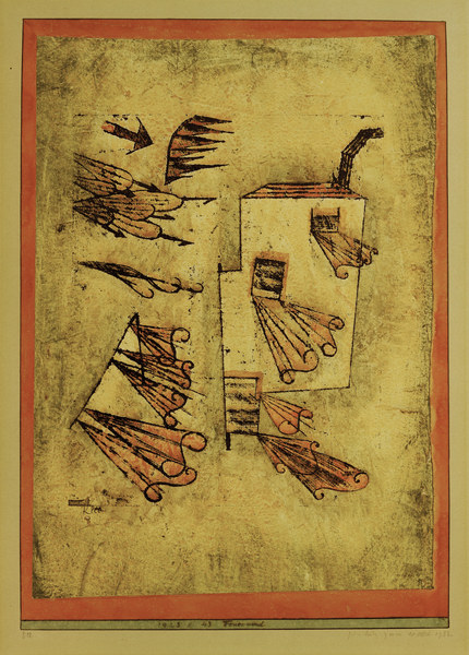 Feuerwind, 1923, 43. à Paul Klee
