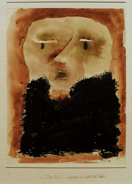 Figurine fuer das groteske Theater, à Paul Klee