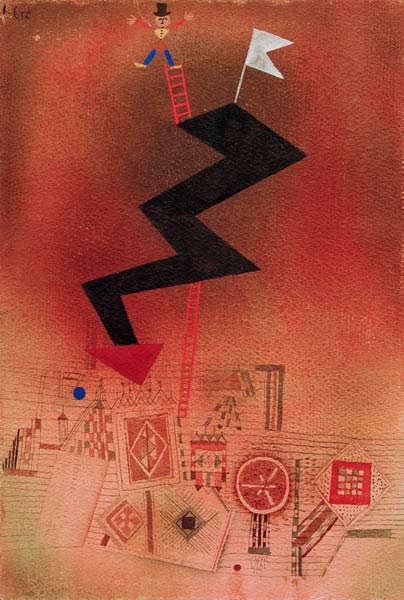 Gebannter Blitz, 1927. à Paul Klee