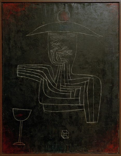 Geist bei Wein und Spiel, 1927, à Paul Klee
