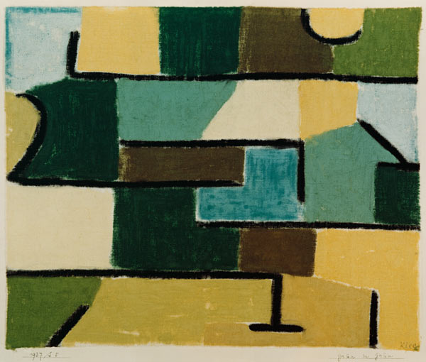Vert dans verts à Paul Klee