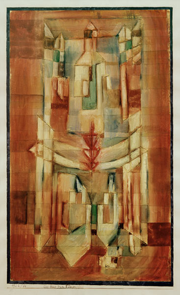 Das Haus zum Fliegerpfeil à Paul Klee
