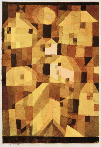 Endroits d'automne à Paul Klee