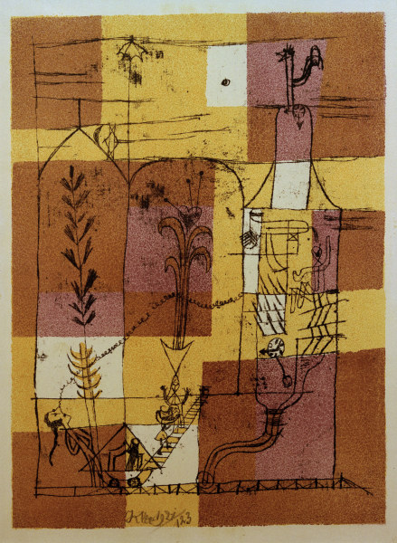 Hoffmaneske Maerchenszene, 1921, 123. à Paul Klee