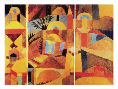 Il giardino del tempio - (PK-558) à Paul Klee