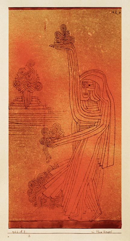 im Flora Tempel, 1926, 37 (M7). à Paul Klee