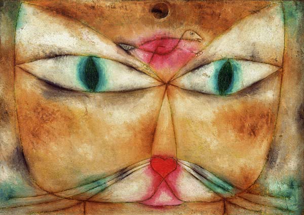 Katze und Vogel à Paul Klee
