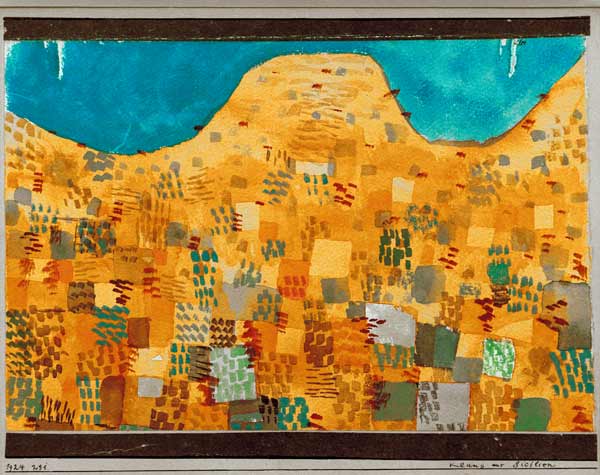 Klang aus Sizilien 1924.291. à Paul Klee