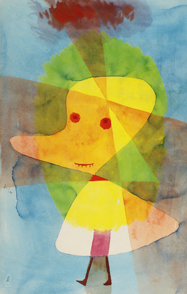 Small garden ghost à Paul Klee