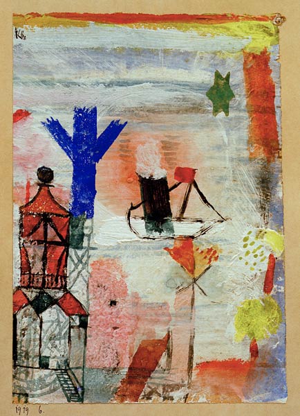 Kleiner Dampfer, 1919. à Paul Klee