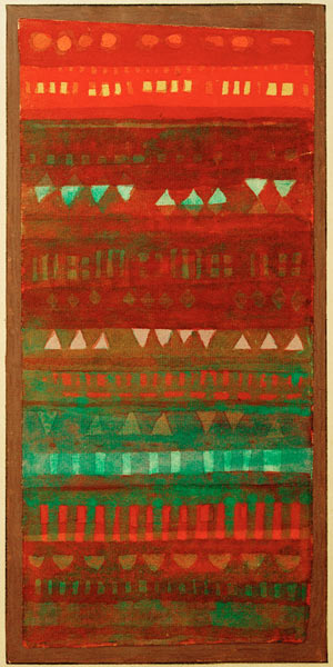 Kleinglieder in Lagen, 1928, 81 (R 1). à Paul Klee