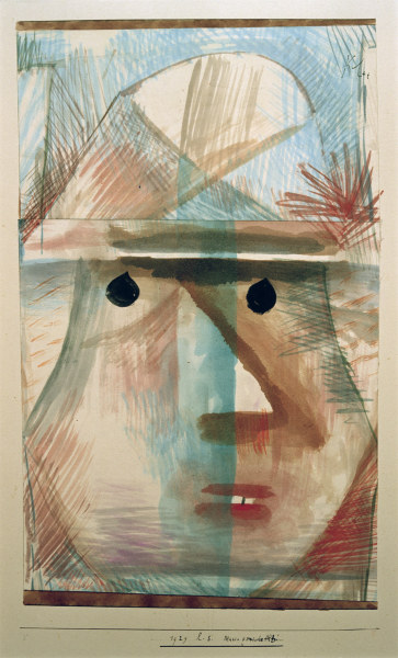 Maske komische Alte, à Paul Klee