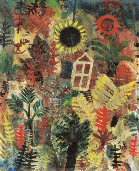 terrain de jardinage. à Paul Klee
