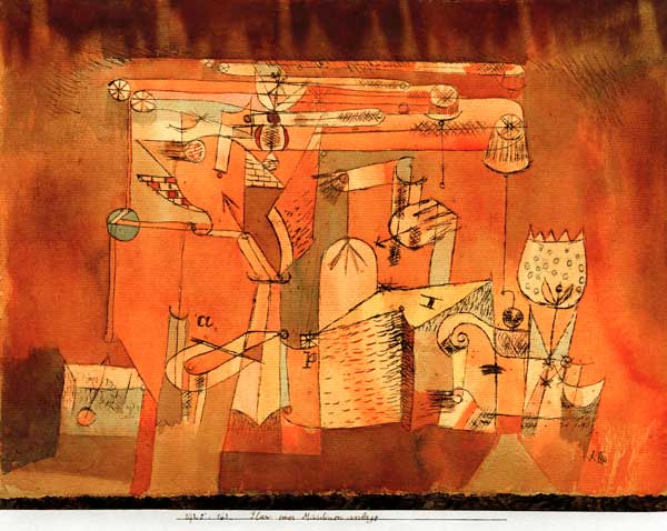 Plan einer Maschinenanlage, à Paul Klee