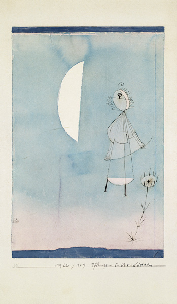 Plants in the Moonlight à Paul Klee