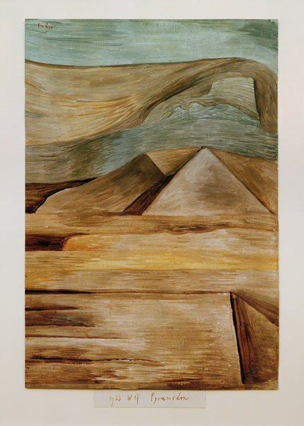 Pyramiden, 1933. à Paul Klee