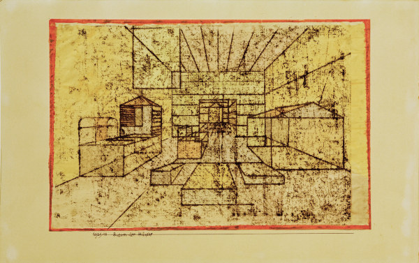 Raum der Haeuser, à Paul Klee