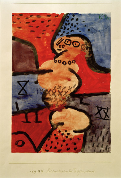 Reconstruction einer Taenzerin, ein à Paul Klee