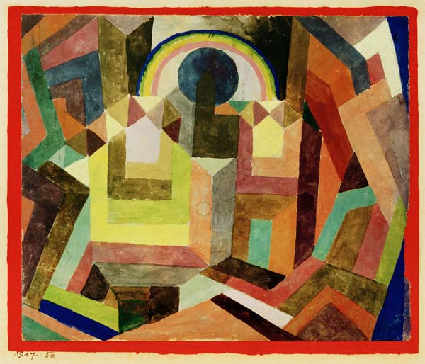 mit dem Regenbogen, 1917, 56. à Paul Klee