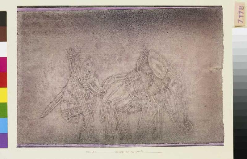 Le chevalier avec l'éléphant à Paul Klee