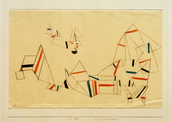 Schiffe nach dem Sturm, à Paul Klee