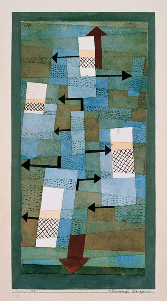 Schwankendes Gleichgewicht, 1922, 159. à Paul Klee