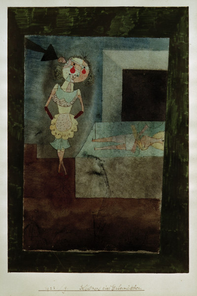 Selbstmord eines Stubenmaedchens, à Paul Klee