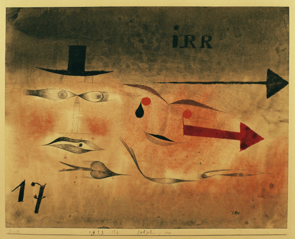 Siebzehn, irr (1923.136). à Paul Klee