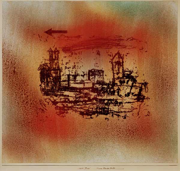 Sturm ueber der Stadt, à Paul Klee