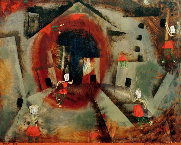 Tanzspiel der Rotroecke, 1924. 119 à Paul Klee