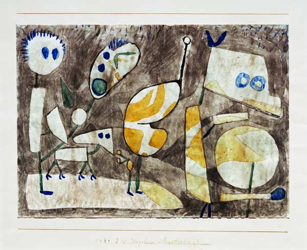Ungeheuer in Bereitschaft, 1939, 75 à Paul Klee