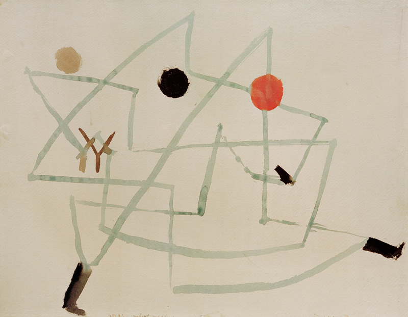 verhext und eilig, à Paul Klee