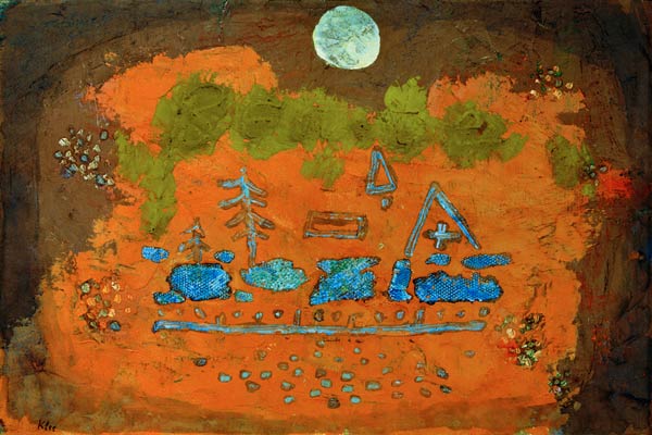Vollmondopfer, 1933, 452 (H 12). à Paul Klee